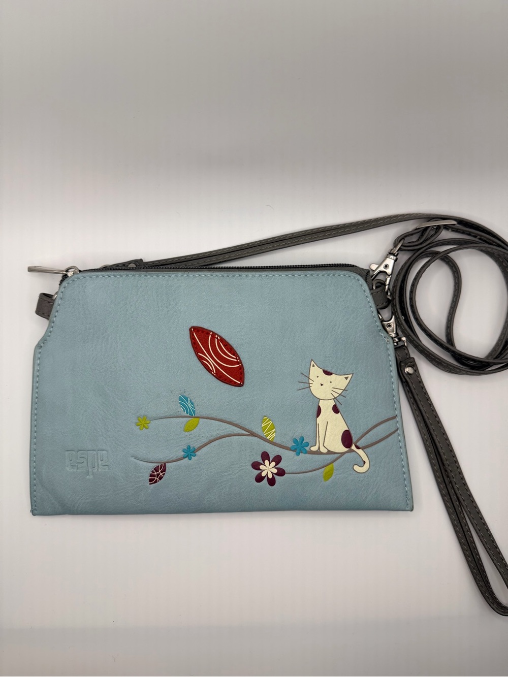 Light Blue ESPE Nene mini cross body bag
